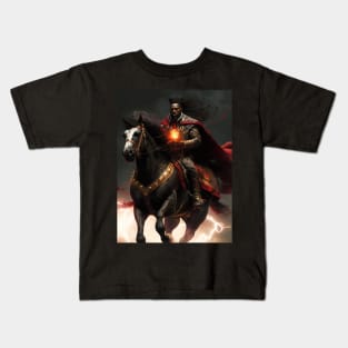 Israelite Riding On a Royal Horse Into War Kids T-Shirt